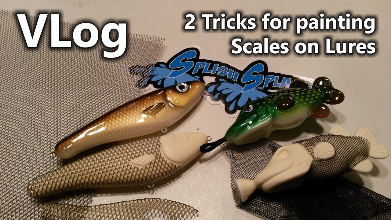 Hashimoto Concepts - Scale/Pattern Technique for air brushing lures 