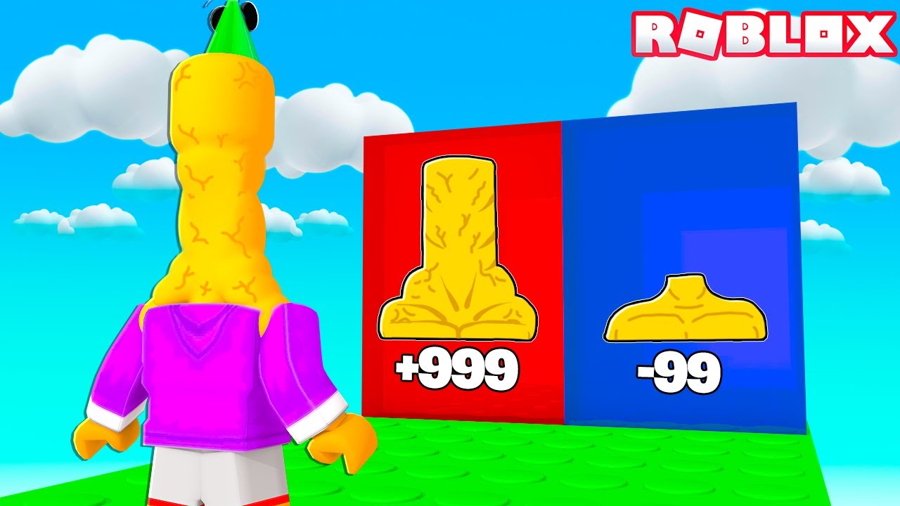 Mein HALS wird UNENDLICH LANG in Roblox?!