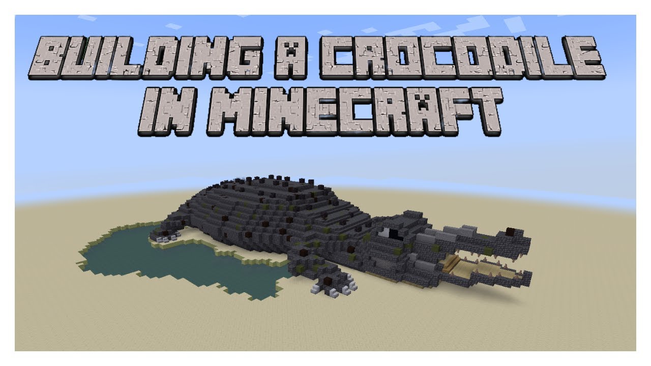 Building a crocodile in Minecraft (Timelapse) - YouTube