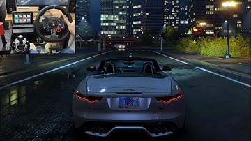 Need for Speed Unbound | Jaguar F Type R Convertible Night knight | Logitech g29 gameplay