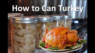 How to Can Turkey Meat (EASY) | How to Pressure Can Meat in the Nesco Carey | Hot Pack Turkey Jars