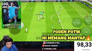 REVIEW FODEN 100 POTW! FODEN NI MULTIROLE JUGA CUI! EFOOTBALL 2024 MOBILE