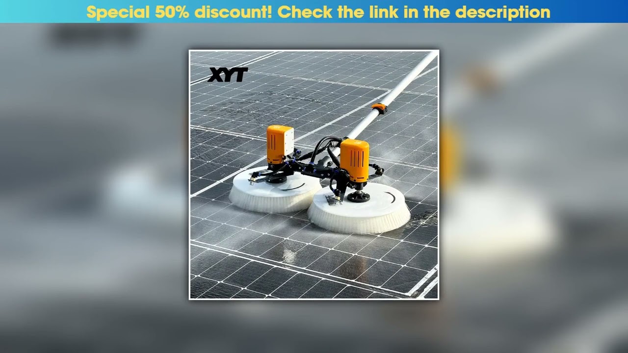 Must Buy China Cleaning Robot For Solar Panel Solar Panel Cleaning Brush PV Cleaning Machine Sunnys