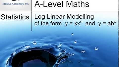 Log Linear modelling - Introduction