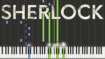 Sherlock BBC - Opening Theme | Piano Tutorial