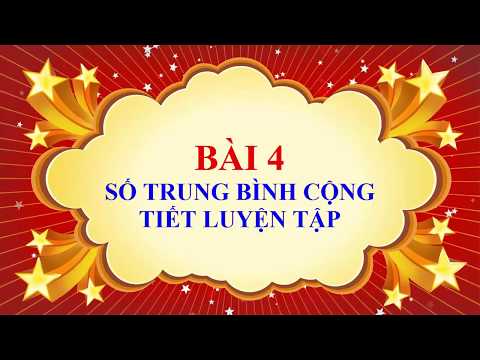 Video Toán học lớp 7 - Bài 4 - Số trung bình cộng - Luyện tập - youtube