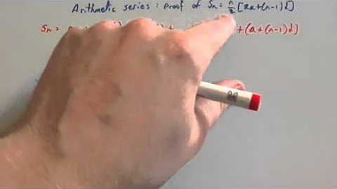 Proof of Sum of an Arithmetic Series - Corbettmaths
