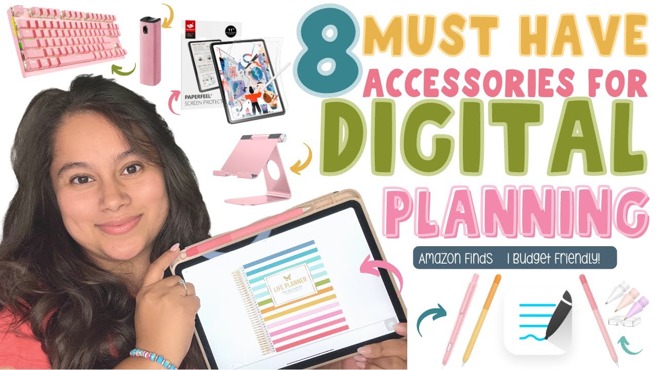 8 Must-Have Accessories for Digital Planning 🌷 | Amazon Finds | Budget-Friendly 💰