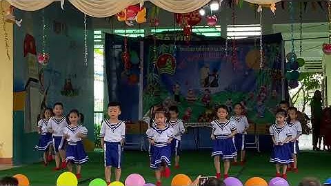 MÚA: CHÁU HÁT VỀ ĐẢO XA- [ Lớp 5 tuổi A2- Trường Mầm Non Quang Hưng] Cực hay