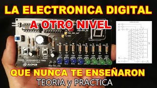 ✅ NUNCA FUE TAN FACIL APRENDER LA ELECTRONICA DIGITAL A OTRO NIVEL | 74HC595  TEORIA y PRACTICA