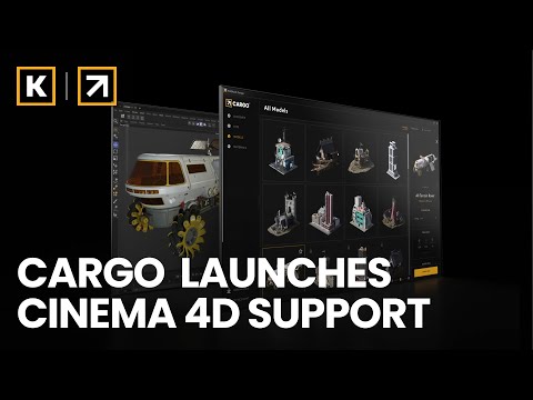 Cargo Now Supports Cinema 4D (C4D)! | Asset Manager Software for 10,000+ Models & Materials