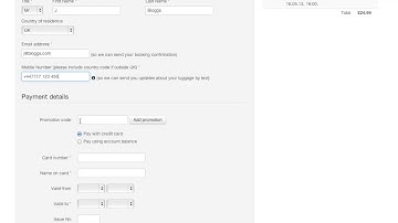 Airportr wireframe prototype
