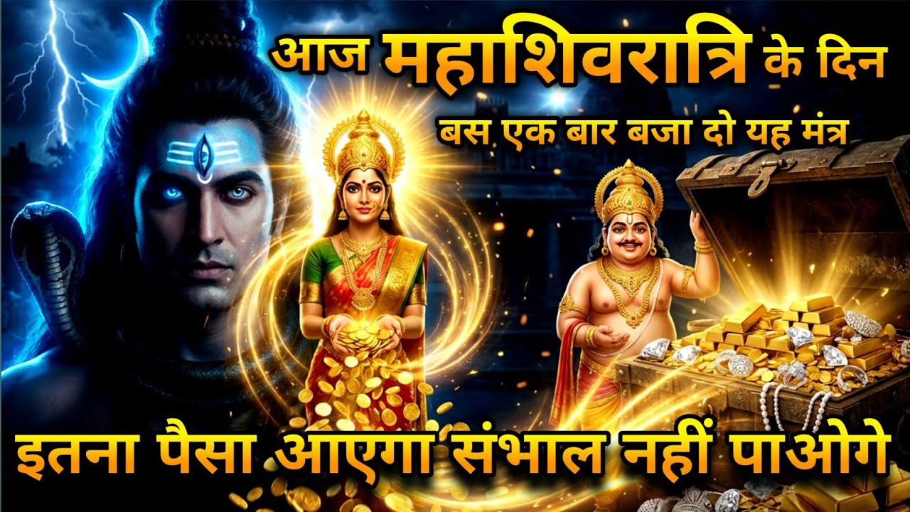 🤑लक्ष्मी, कुबेर, शिव साधना बस 1 बार सुन लो हर दिन अंधाधुंध 💸 पैसा आएगा देखकर पगला जाओगे #moneymantra