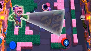 Brawl Stars|Brawl Stars Funny Moments  Rosa the hero hiding in the grass  Brawl stars android Part21