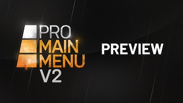 Pro Main Menu V2 | Preview