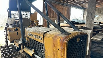 Will it run ? John Deere 450C dozer first start in years !!
