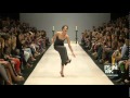 Model Bridget Anderson trips twice and loses her shoes at Chloe Comme Parris Fall/Winter 2012