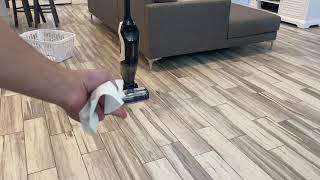 Bissel Crosswave Cordless Max Review. Cleaning Test