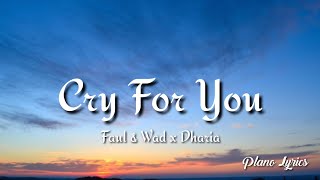 Faul & Wad X Dharia - Cry For You Lyrics