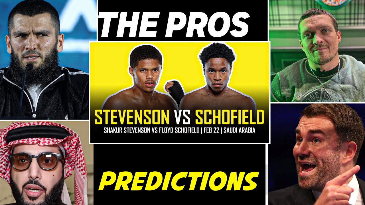 Boxing Pros final prediction for Shakur Stevenson vs Floyd Schofield