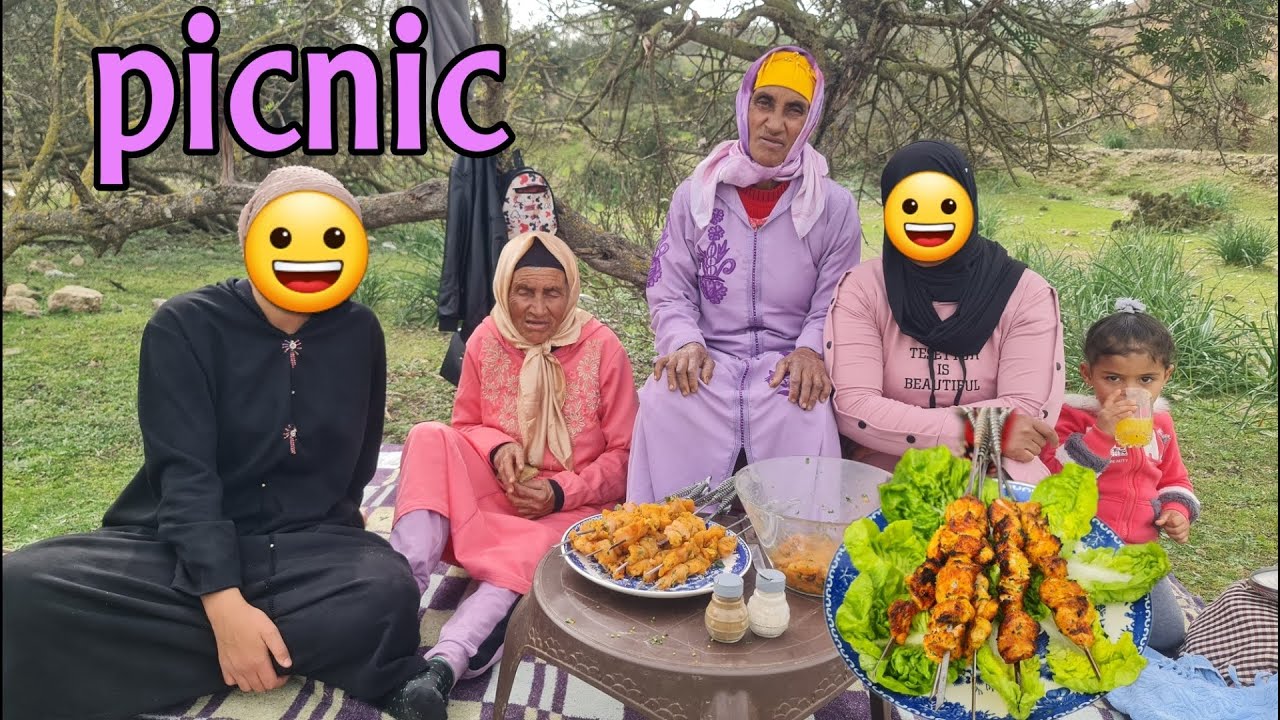 نزهة عائلية مع جمعة وادريسية ومي هموشة بدون تحضيرات