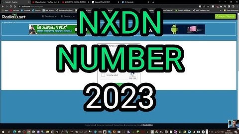 APPLY - NXDN - NUMBER (RADIO.NET) 2023