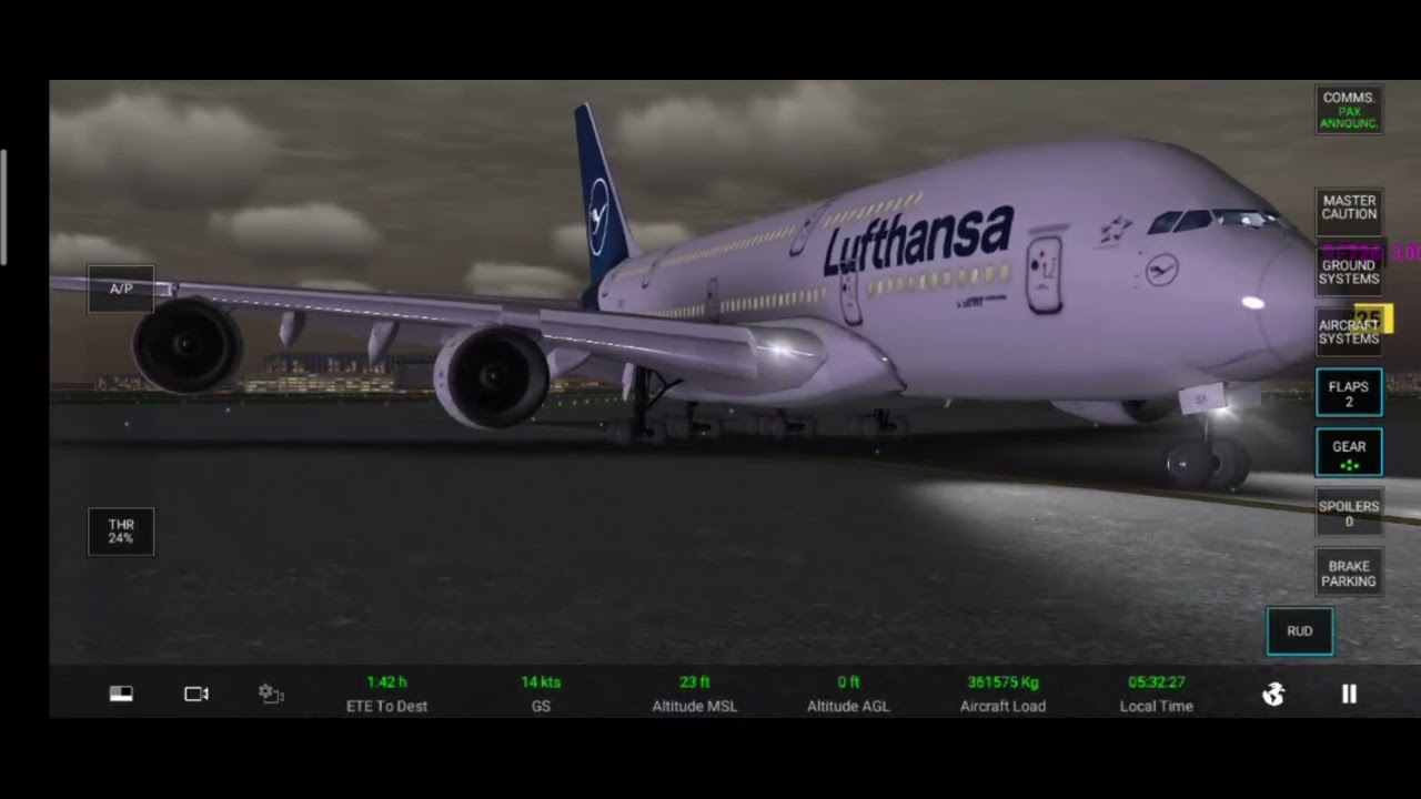 RFS | Lufthansa | Airbus A380-800 | Rome Fiumicino - Frankfurt