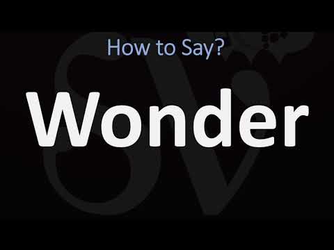 How to Pronounce Wonder? (CORRECTLY)