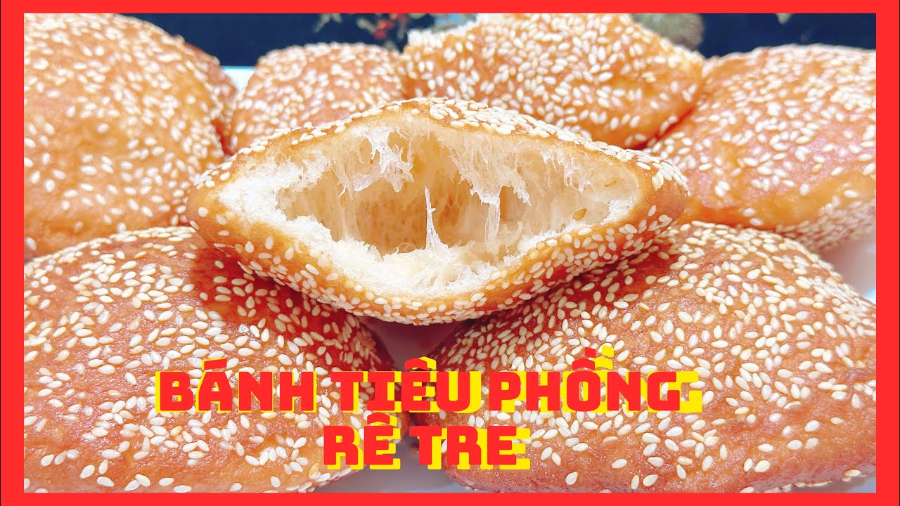 BÁNH TIÊU PHỒNG vỏ giòn, ruột rỗng, xốp mềm rễ tre công thức ngon nhất và dễ thành công nhất