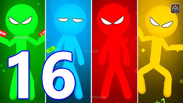 Stickman Party - Gameplay Part 16 Tournament Mode New Christmas Update 1 2 3 4 Players Free Random