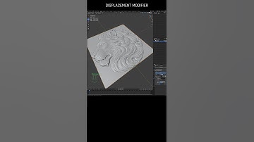 Blender basics tutorials - Image to mesh with Displace Modifier to create real 3d surface #blender3d