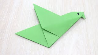 How to Make a Paper Bird in 2 Minutes - Cute Origami Bird