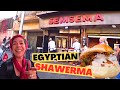 Egyptian shawarma in giza  popular restaurant semsema