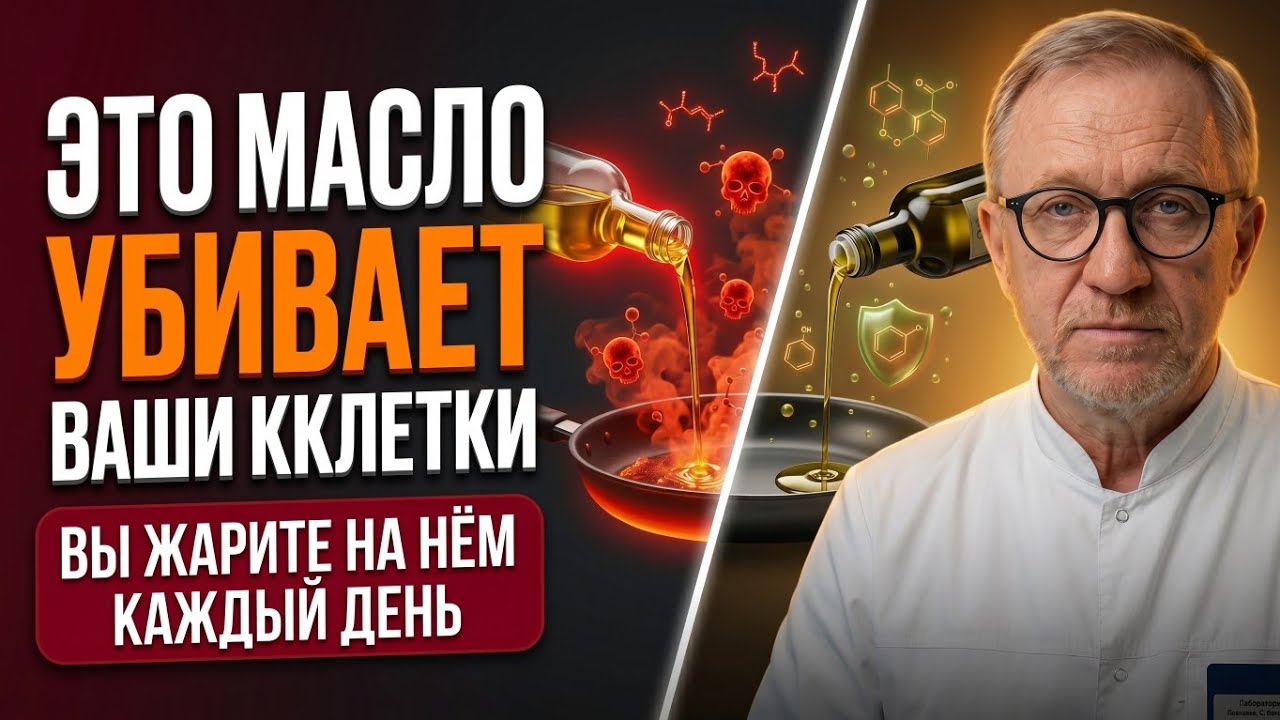 Одни масла гасят воспаление. Другие его кормят — и вы жарите на том, что разрушает клетки