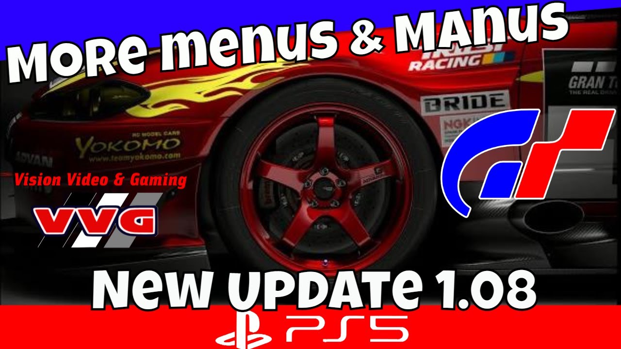 🔵 Gran Turismo 7 🔴 GT7 Update 1.08 More Menus And Manus | PS5 HD