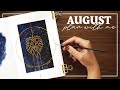 August 2020 Bullet Journal Plan With Me  |  BuJo Set Up