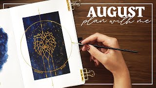 August 2020 Bullet Journal Plan With Me  |  BuJo Set Up