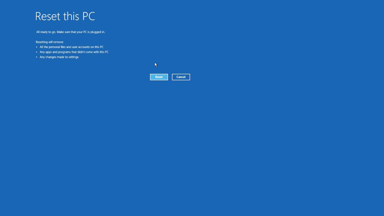 How to Reset Windows 12 from the Login Screen