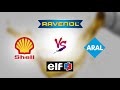 Elf vs Aral vs Shell vs Ravenol