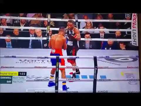 شاهد لحظة وفاة ملاكم امريكي على الحلبة