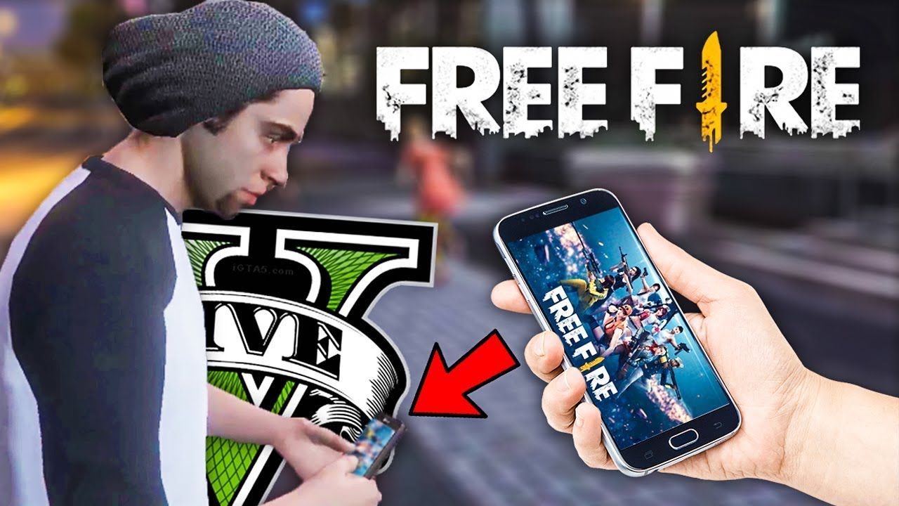 FREE FIRE EN GTA V camera iphone 8 plus apk