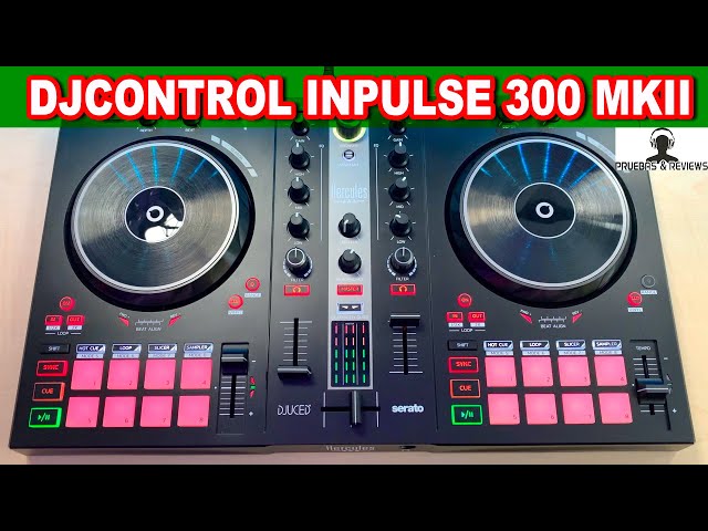 controladora dj hercules placa de sonido inpulse 300mk2 djuced serato