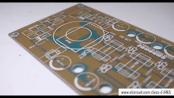 Power Amplifier Class-D D4K5 - Schematic & PCB Design