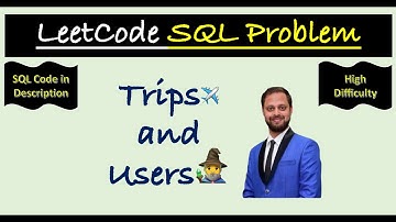 LeetCode SQL Problem - Trips ✈️ and Users 🧙‍♂️| SQL Query Tutorial #Database #Programming #oracle