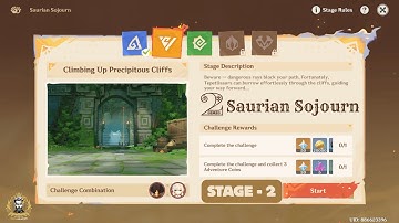 [Stage 2] Saurian Sojourn - Climbing Up Precipitous Cliffs | Genshin Impact [Event v6.1] |SupaSparks
