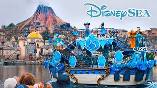 Tokyo DisneySea Afternoon Walkthrough - 25th Diamond Jubilee & Halloween - Tokyo Disney 2026 [4K]