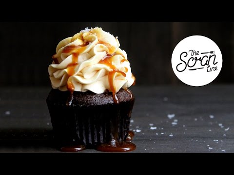 CLASSIC SALTED CARAMEL CUPCAKES - The Scran Line