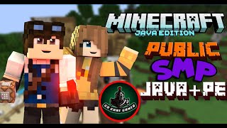 MINECRAFT PUBLIC SMP | cracked smp / MCPE 24/7 LIVE SERVER #live #minecraftlive #minecraft #minecraf