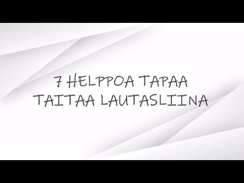 Video: 4 tapaa taittaa alttarivuodevaatteet