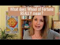 Wheel of fortune tarot meaning deep dive